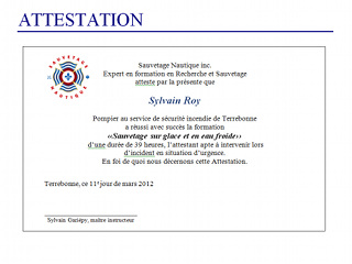 Certifications en sauvetage et premiers soins