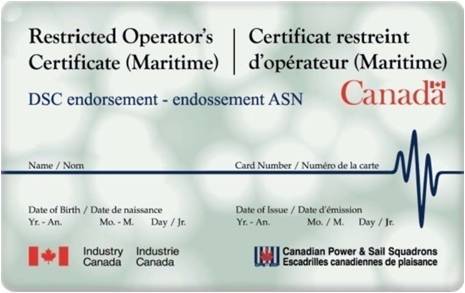 Certificat restreint d'opérateur maritime