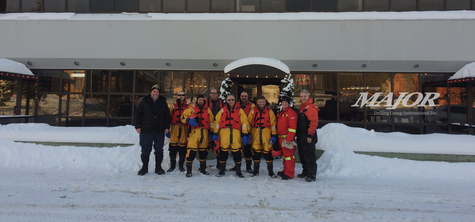 Formation d'auto sauvetage - Travaux sur un champ de glace