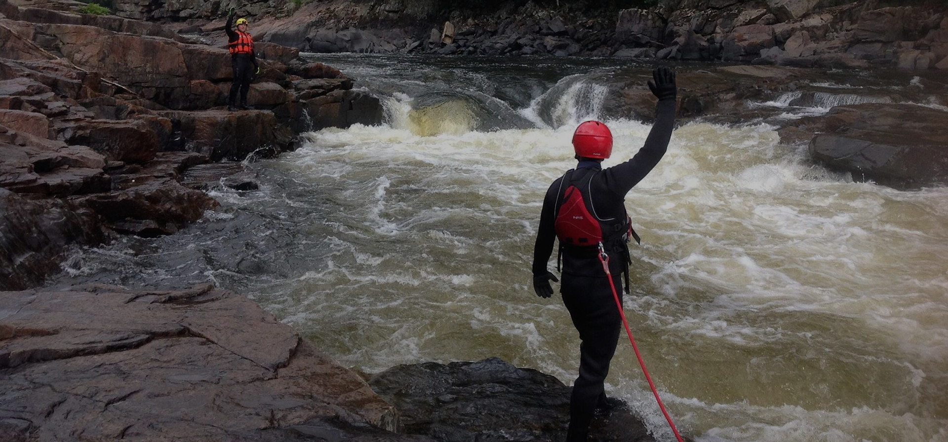 Formation de sauvetage en eau vive